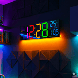 The Lumina Ambient LED Clock | Digital Wall Clock & Modern Lighting - The Decor Script