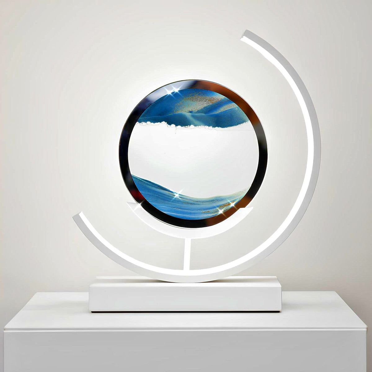 The Solaris Kinetic Sand Lamp - The Decor Script