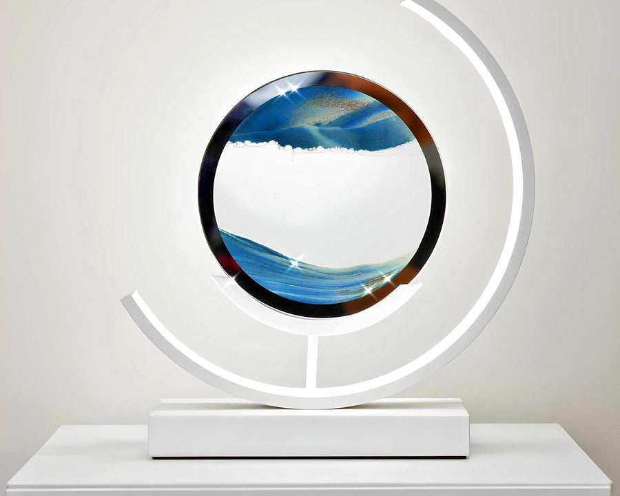 The Solaris Kinetic Sand Lamp - The Decor Script