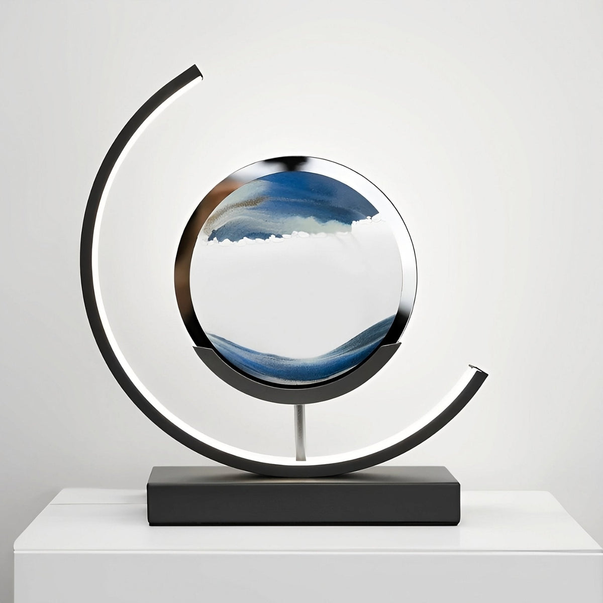 The Solaris Kinetic Sand Lamp - The Decor Script